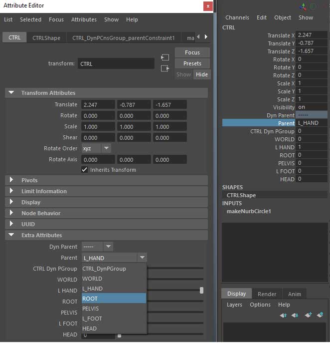 Dynamic Parent Script